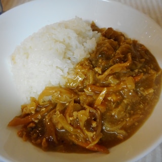 乾燥野菜のカレー